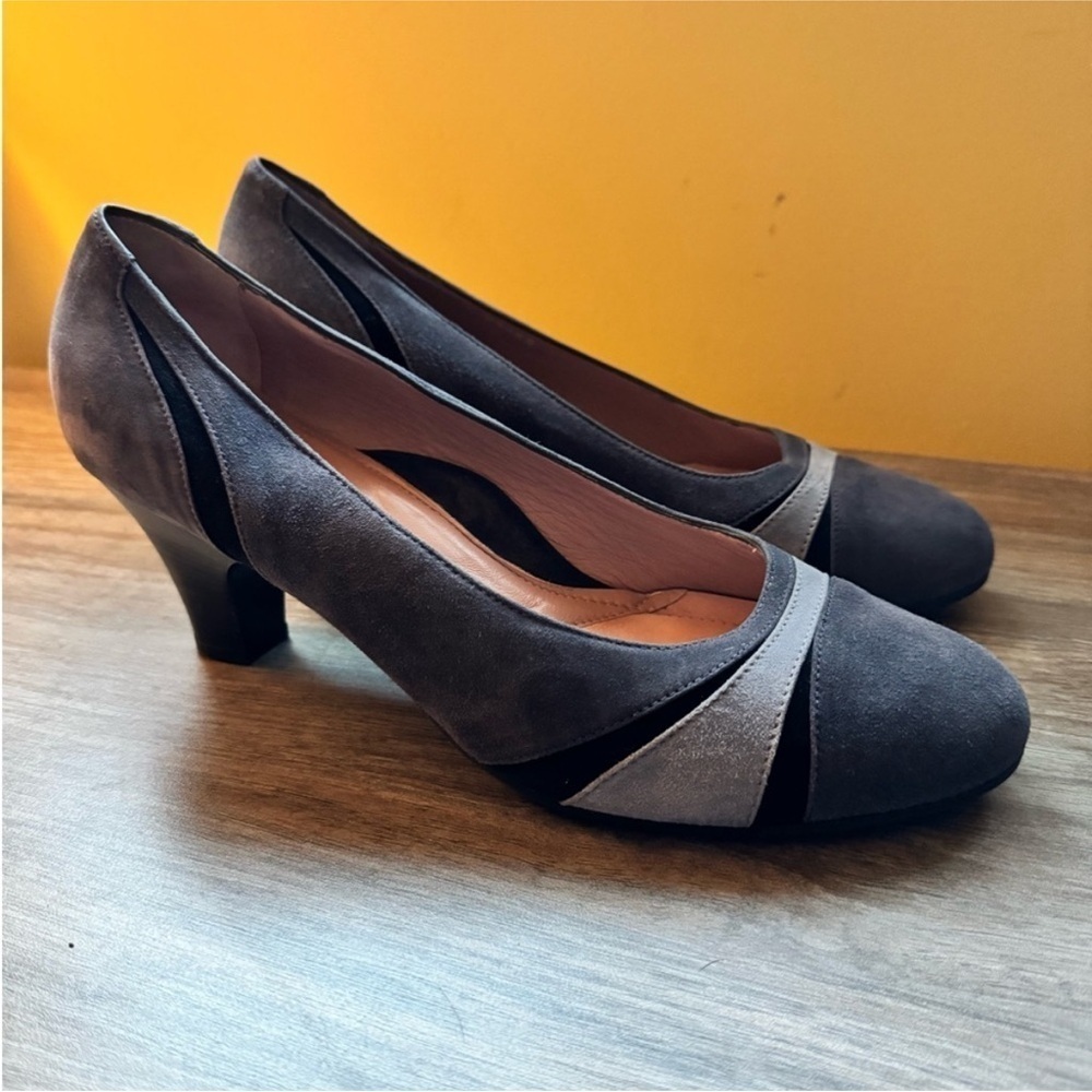 BeautiFeel Grey Suede heels (2.5”). Size EU41